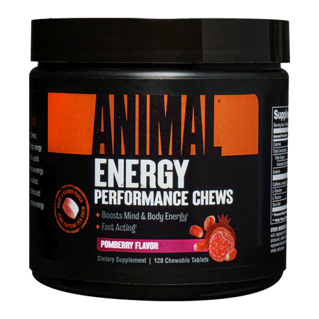 Animal Energy Chews  Pomberry - 120 Chewable Tablets