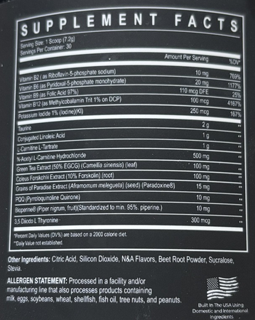 Enhanced Labs All Day Shred  Fruit Punch  - 30 Servings