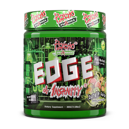 Psycho Pharma Edge of Insanity Pre Workout Jungle Juice - 25 Servings