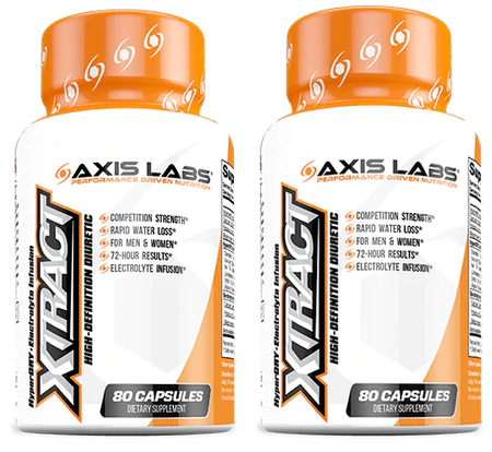 Axis Labs Xtract - High Definition Diuretic - 2 x 80 Cap TWINPACK
