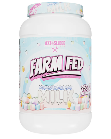 Axe & Sledge Farm Fed Whey Isolate Protein  Marshmallow Milk - 28 Servings
