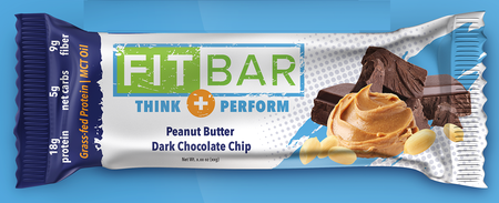 Fit AF Nutrition Fit Bar  Peant Butter Dark Chocolate Chip - 12 Bars