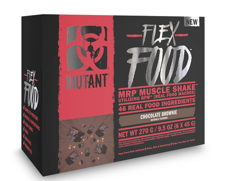 Mutant Flex Food  Real Food MRP  Chocolate Brownie - 6 Packs