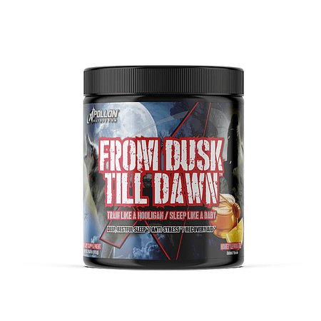 Apollon Nutrition From Dusk Till Dawn - Sleep & Recovery  Honey Lemon Tea - 40/20 Servings *New Formula