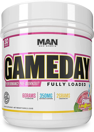 Man Sports Game Day  Pink Lememonade - 30 Servings *Paypal cannot be used for this item