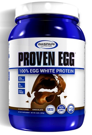 Gaspari Nutrition Proven EGG 100% Egg White Protein Chocolate - 2 Lb