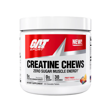 Gat Sport Creatine Chews  Fruit Punch - 30 Servings