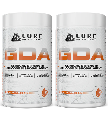 Core Nutritionals GDA - 360 Capsules (2 x 180 Capsule Bottles) TWINPACK