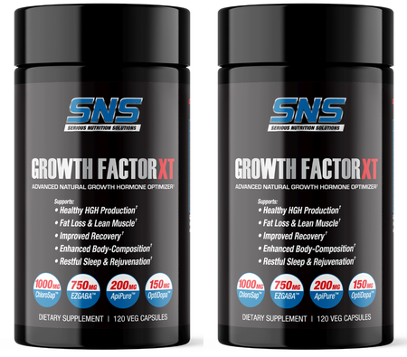 SNS Serious Nutrition Solutions Growth Factor XT - 2 x 120 Cap Btls  TWINPACK  *New Improved Formula