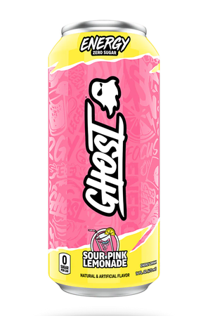 Ghost Energy Drink  Sour Pink Lemonade - 12 Cans