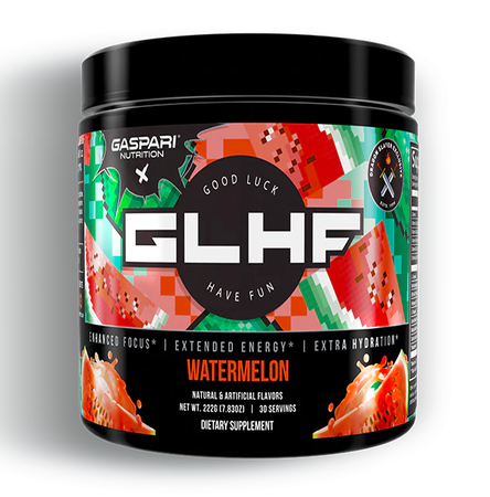 Gaspari Nutrition GLHF X  Energy-Focus-Hydration   Watermelon - 30 Servings