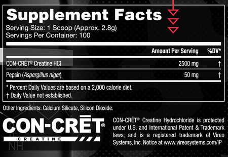 Gorilla Mind Creatine HCl - 100 Servings