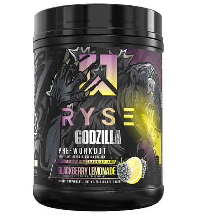 RYSE Godzilla Pre-Workout  Blackberry Lemonade - 40 Servings