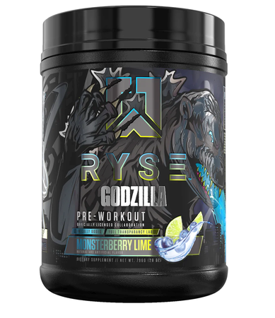 RYSE Godzilla Pre-Workout  Monsterberry Lime - 40 Servings