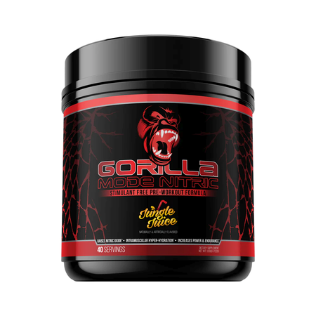 Gorilla Mode Nitric - Stim Free Pre-Workout  Jungle Juice - 40 Servings