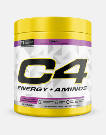 Cellucor C4 Energy + Aminos  Grape - 30 Servings