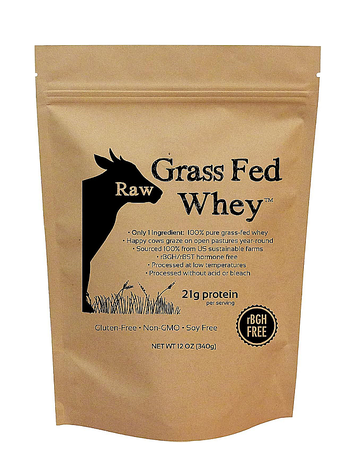 Raw Grass Fed Whey Protein  Unflavored  - 12 oz (14 Servings)