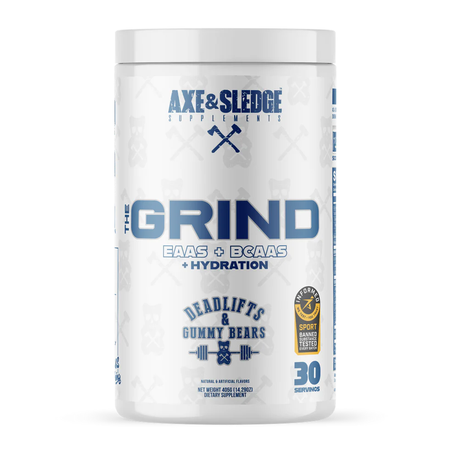 Axe & Sledge The Grind BCAA + EAAS + Hydration  Deadlifts and Gummy Bears - 30 Servings