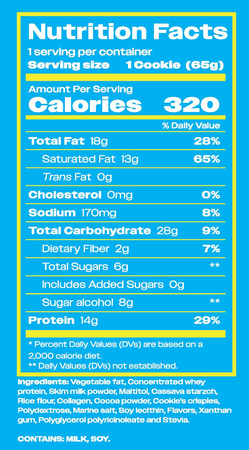 Hangryboy Protein Cookie  Cookies & Cream Protein - 12 Pack