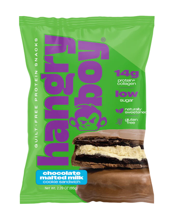 Hangryboy Protein Cookie  Chocolate Malted Milk Protein - 12 Pack
