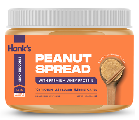 Hank’s Protein Plus Peanut Spread  Snickerdoodle - 15.5 oz