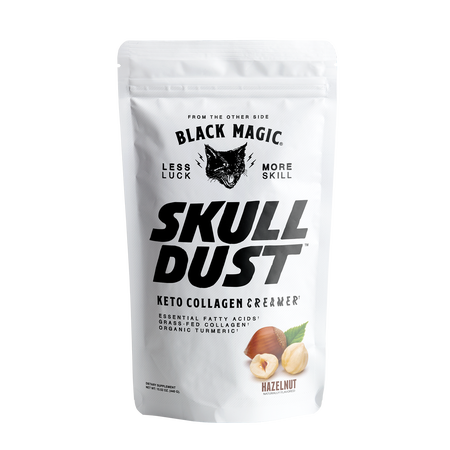 Black Magic Supply Skull Dust Keto Collagen Creamer Hazelnut - 20 Servings