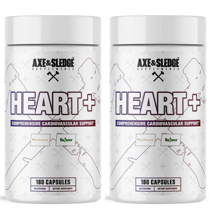 Axe & Sledge HEART+ - 2 x 180 Capsule Bottles TWINPACK