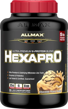 AllMax Nutrition Hexapro Chocolate Peanut Butter - 5 Lb