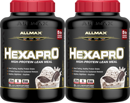 AllMax Nutrition Hexapro Cookies & Cream -10 Lb (2 x 5 Lb Btls)  TWINPACK