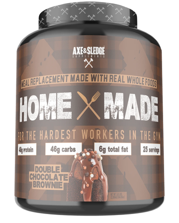 Axe & Sledge Home Made Whole Foods Meal Replacement  Double Chocolate Brownie - 25 Servings