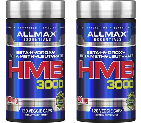 AllMax Nutrition HMB - 240 Caps (2 x 120 Cap Btls)  TWINPACK