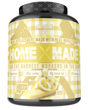 Axe & Sledge Home Made Whole Foods Meal Replacement Lemon Cream Pie - 25 Servings