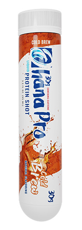 Ohana Pro 30g Protein Shots Liquid Protein  Cold Brew - 12 Tubes