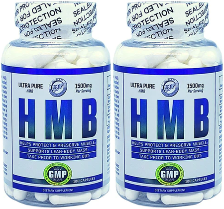 Hi Tech Pharmaceuticals HMB - 240 Capsules (2 x 120 Capsule Bottles)  TWINPACK