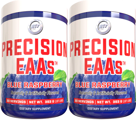 Hi Tech Pharmaceuticals Precision EAA's Blue Raspberry - 2 x 30 Serving Bottles  TWINPACK