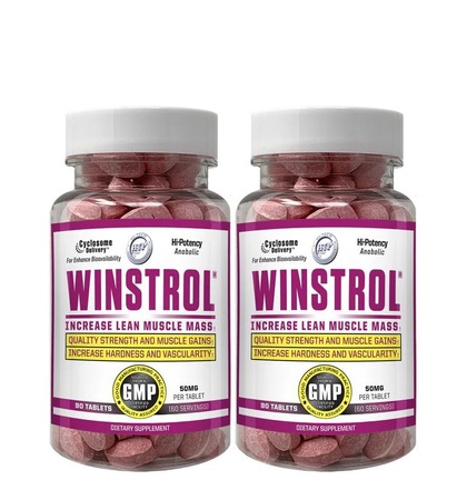 Hi Tech Pharmaceuticals Winstrol - 2 x 90 Tablet Bottles TWINPACK