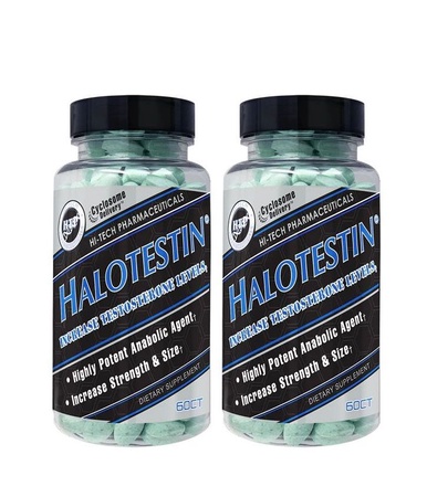 Hi Tech Pharmaceuticals Halotestin - 2 x 60 Tablet Bottles TWINPACK