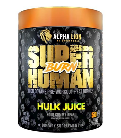Alpha Lion SuperHuman BURN  Hulk Juice - 50 Scoops
