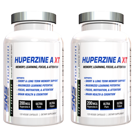 SNS Serious Nutrition Solutions Huperzine A XT - 240 Cap (2 x 120 Cap Btls)  TWINPACK