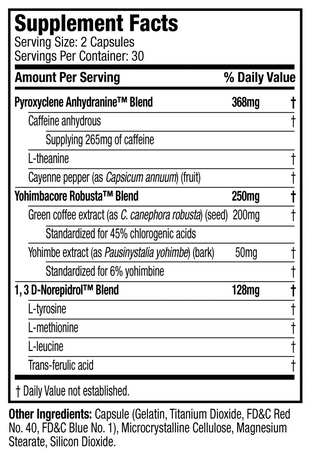 Muscletech Hydroxycut Hardcore - 60 Cap
