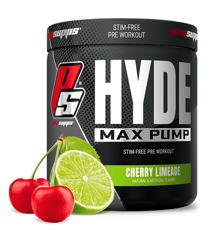 Pro Supps HYDE Max Pump Stim-Free Pre-Workout  Cherry Limeade - 25 Servings
