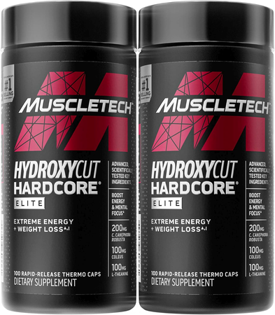 MuscleTech Hydroxycut Hardcore Elite - 2 x 100 Cap Btls  TWINPACK