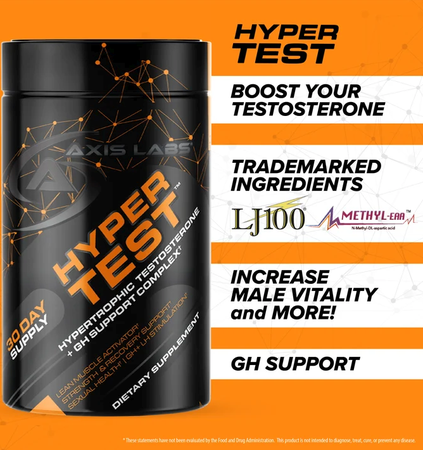Axis Labs Hypertest XD - 120 Capsules *New Formula