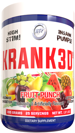 Hi Tech Pharmaceuticals KRANK3D  Fruit Punch - 25 Servings