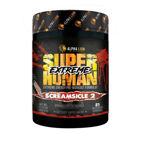 Alpha Lion SuperHuman Extreme  Screamsicle 2 - 21 Servings