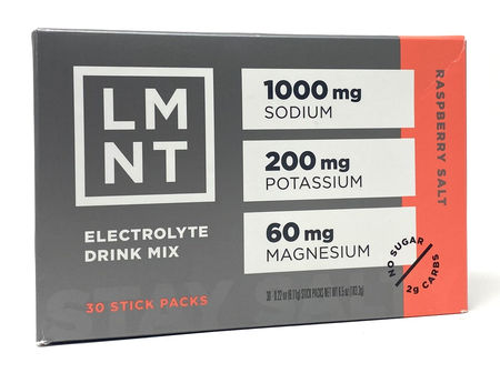 LMNT Recharge Electrolyte Powder Packets  Raspberry Salt - 30 Stick Packs