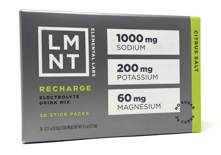 LMNT Recharge Electrolyte Powder Packets  Citrus Salt - 30 Stick Packs