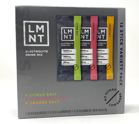 LMNT Recharge Electrolyte Powder Packets  - 12 Pack Variety
