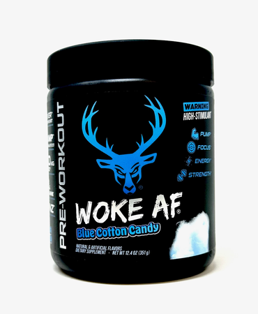 Bucked Up Woke AF  Blue Cotton Candy - 30 Servings