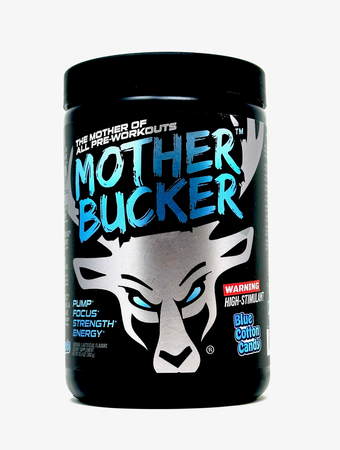 Bucked Up Mother Bucker Pre Workout  Blue Cotton Candy - 20 Servings